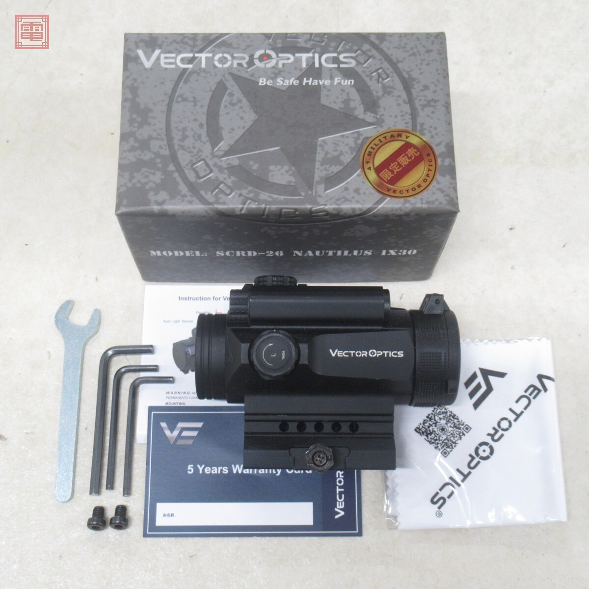 ドットサイト　実銃対応　ベクターオプティクス ノーチラス ベクターオプティクス ドットサイト ノーチラス 1x30 Vector