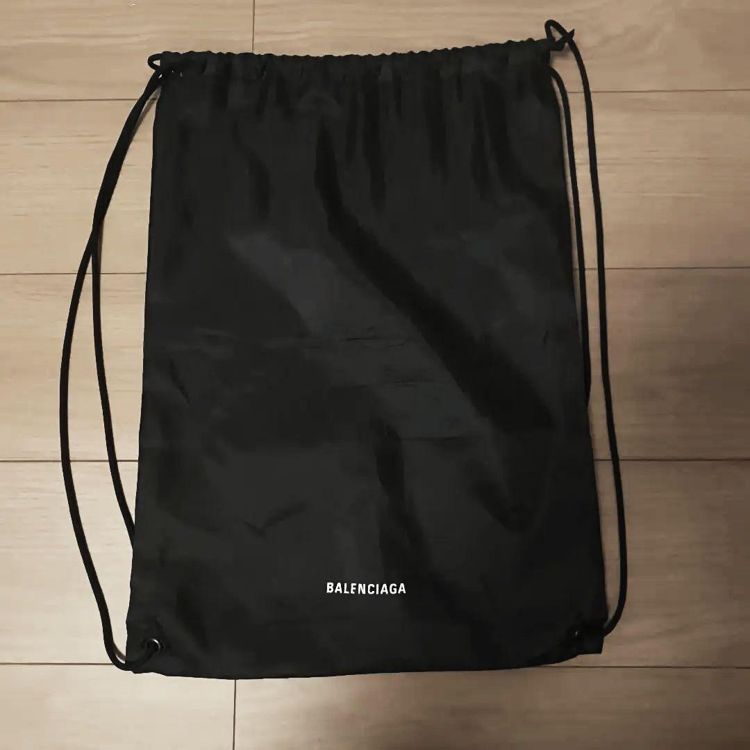 BALENCIAGA ナップサック　シューズケース　黒 BALENCIAGA ナップサック シューズケース 付属品 未使用 - メルカリ