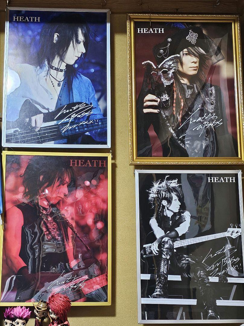 HEATH XJAPAN 直筆サイン入りポスター（Amazon.co.jp: X JAPAN