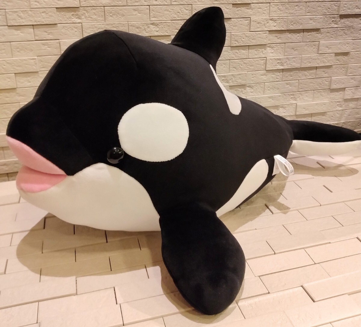 シャチ　ぬいぐるみくじ　2等 限定】名古屋港水族館 くじ シャチ ぬいぐるみ 2等 - メルカリ