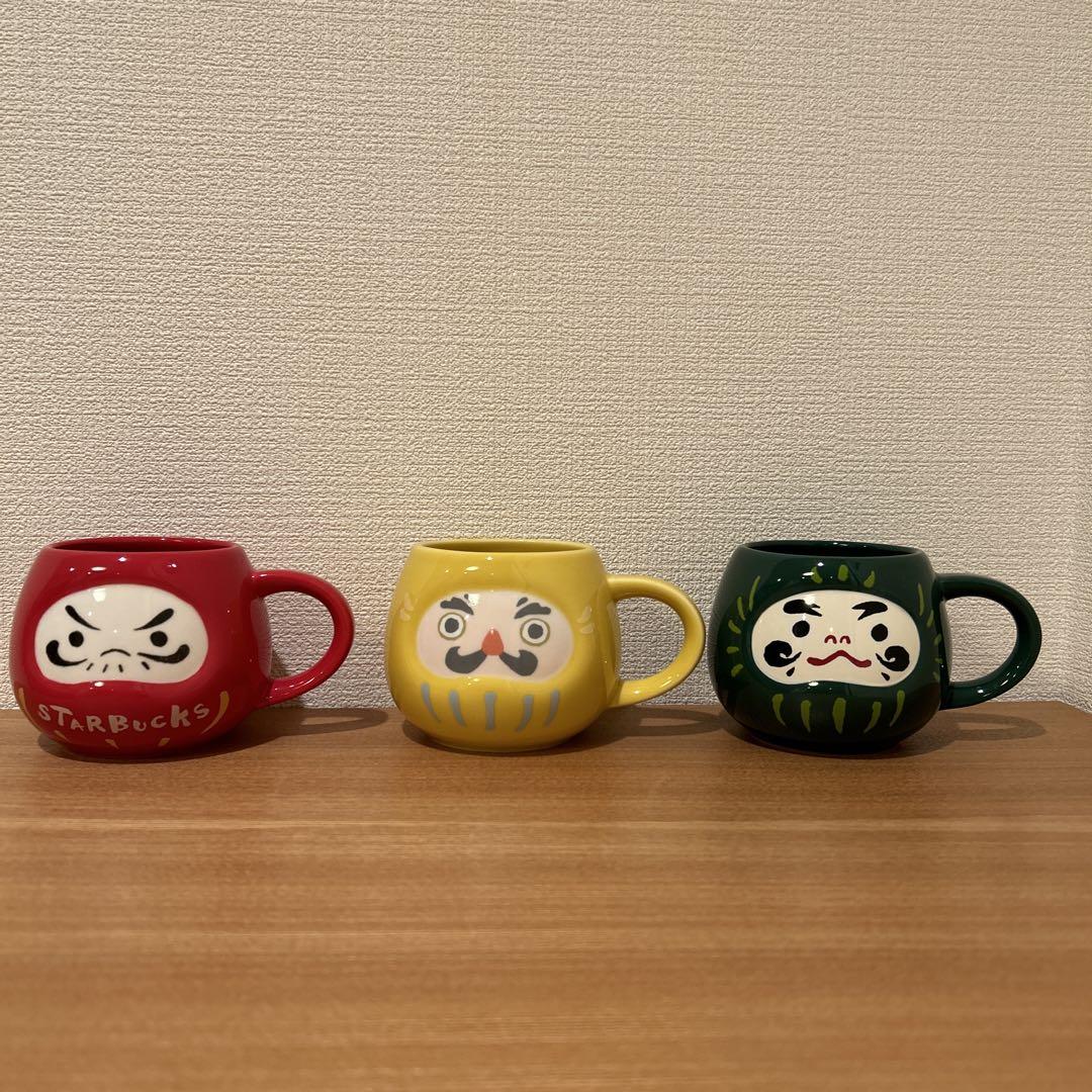 Starbucks Coffee - スターバックス　2021ニューイヤーだるまマグカップ3個セット スターバックス 2021ニューイヤーだるまマグカップ3個セット