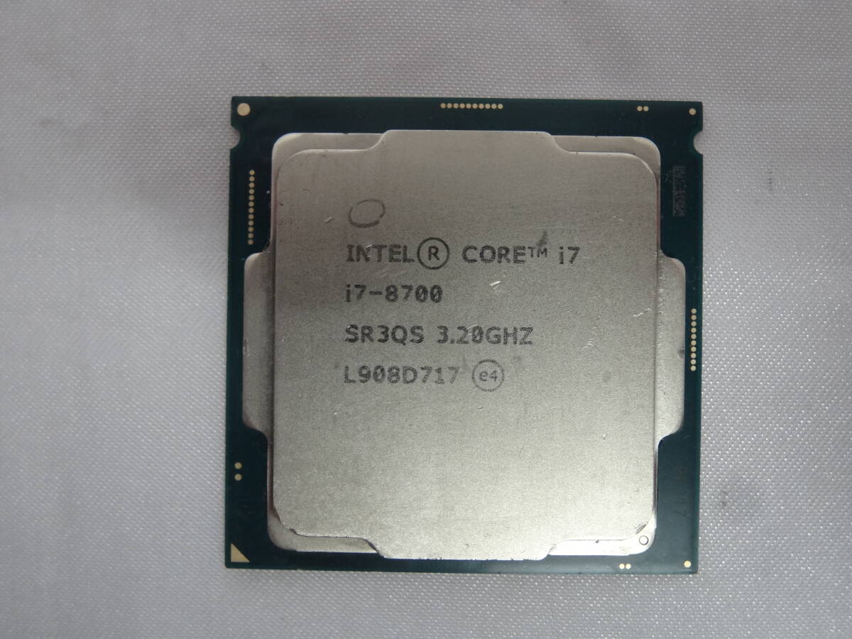 Intel Core i7-8700 CPU 4個セット
