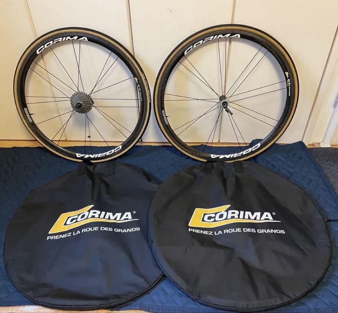 CORIMA チューブラーホイールセット ホイールバッグ付