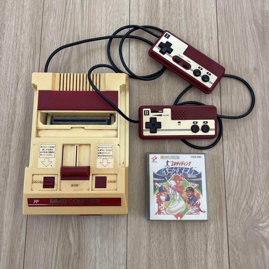 任天堂 ファミリーコンピュータ 本体 コントローラー2個 ゲーム