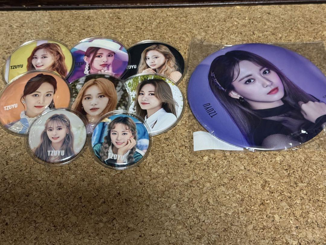 TWICE トゥワイスTZUYU ツウィ缶バッジ セット（TWICE twice