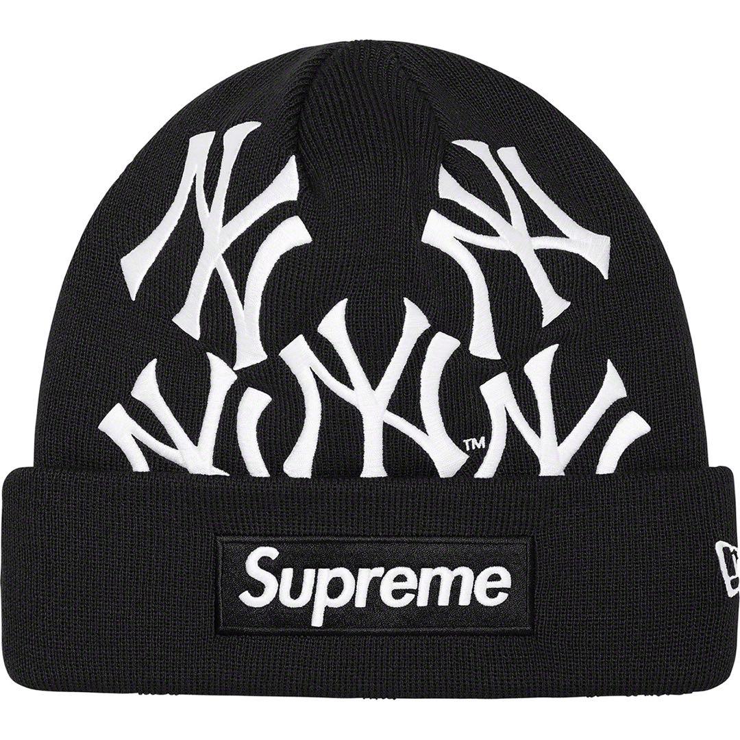 Supreme Yankees box Logo ビーニー（Supreme x New York