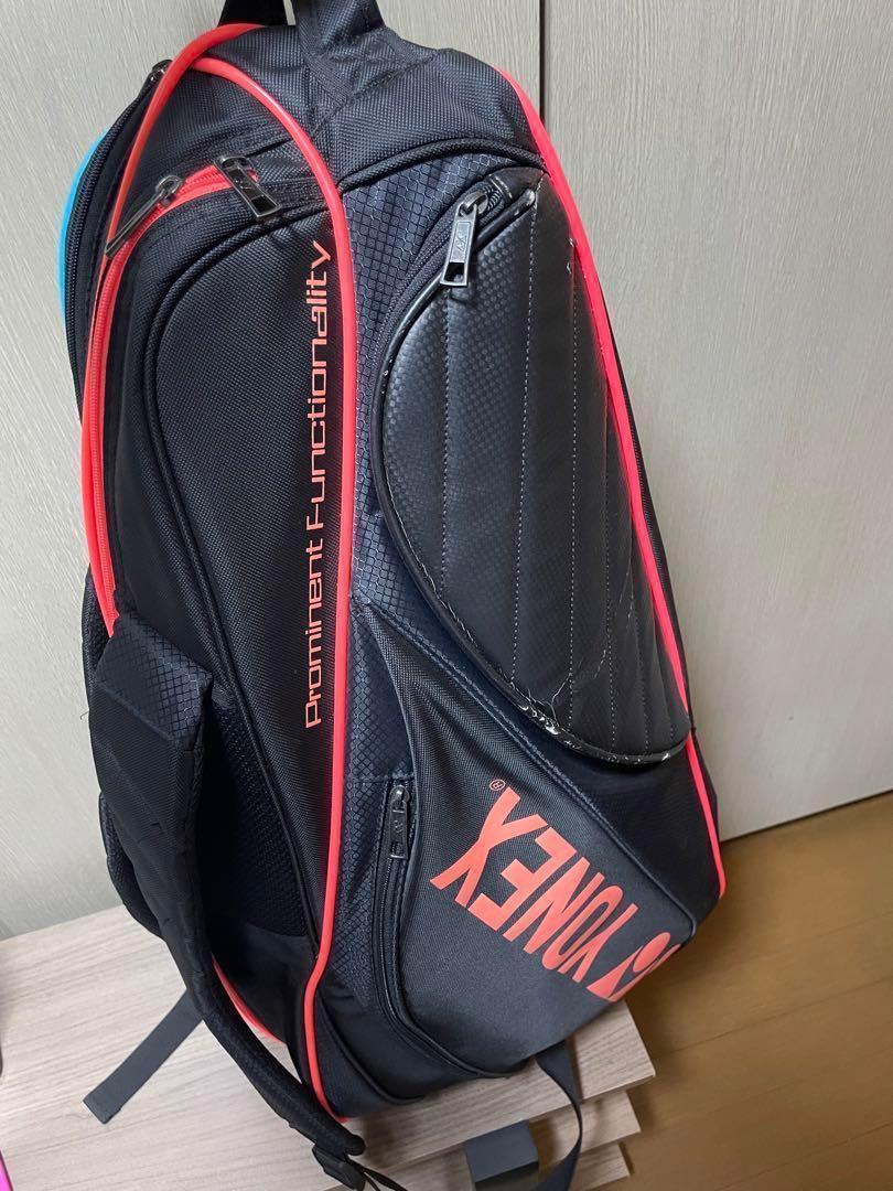 YONEX ラケットバッグ 黒/赤 24時間以内/匿名配送】ヨネックス ラケットバッグ ラケット