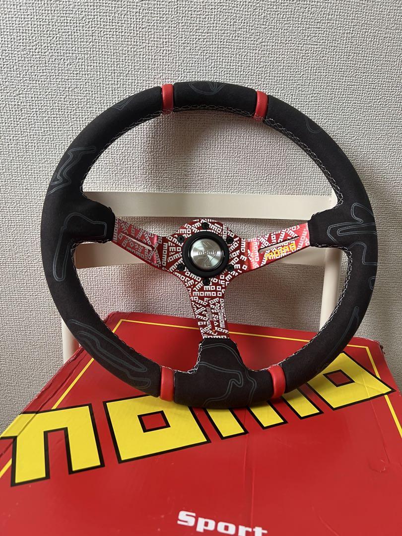 楽天市場】MOMO モモ ステアリング ULTRA RED ウルトラレッド