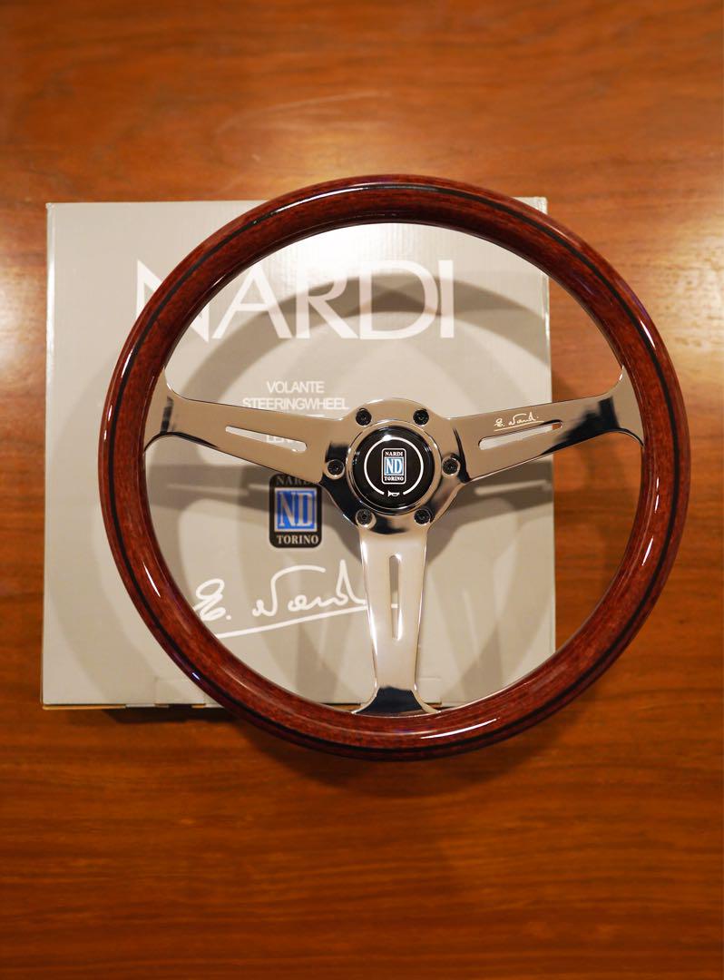 年末大特価】ナルディ（NARDI）クラシック ウッドステアリング
