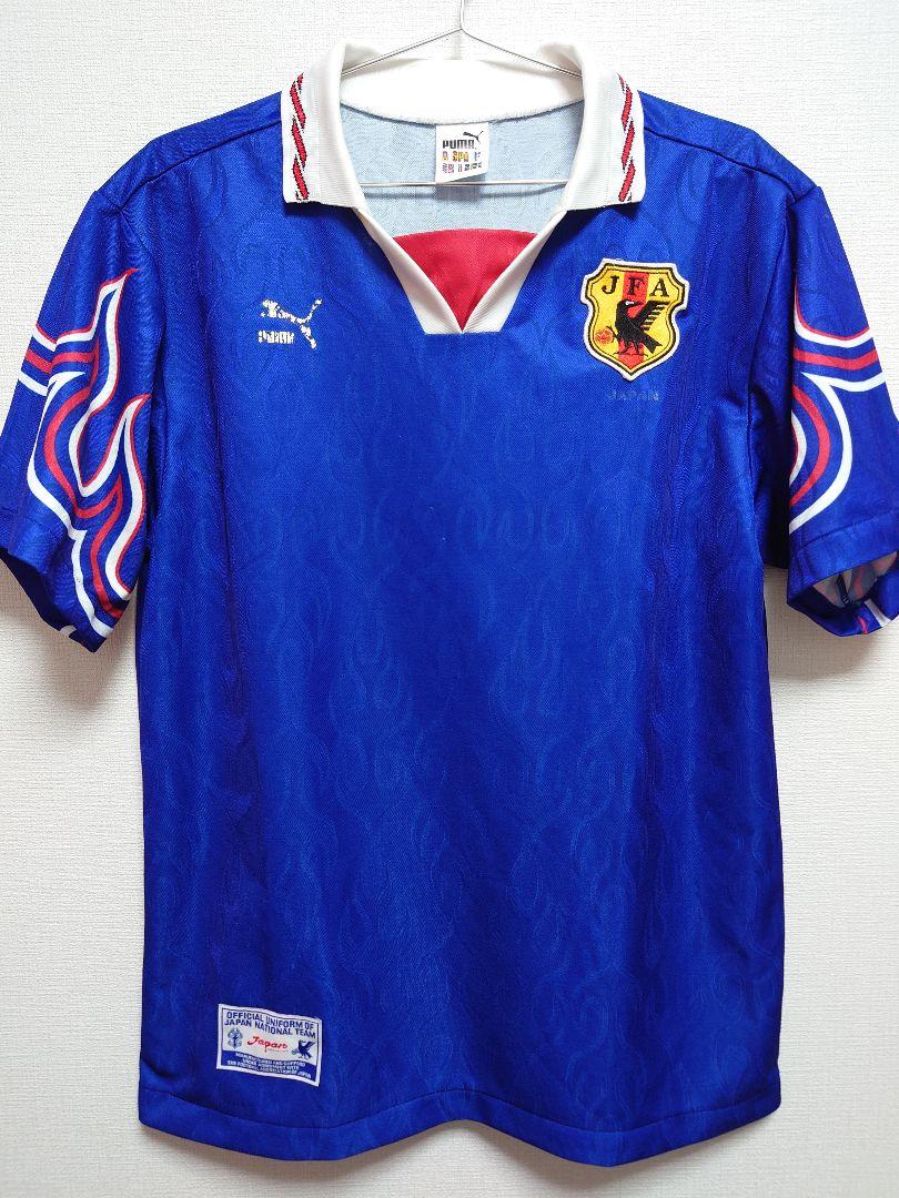 【希少レア】PUMA社製　サッカー日本代表　ユニフォーム炎1996-97 希少レア】PUMA社製 サッカー日本代表 ユニフォーム炎1996-97