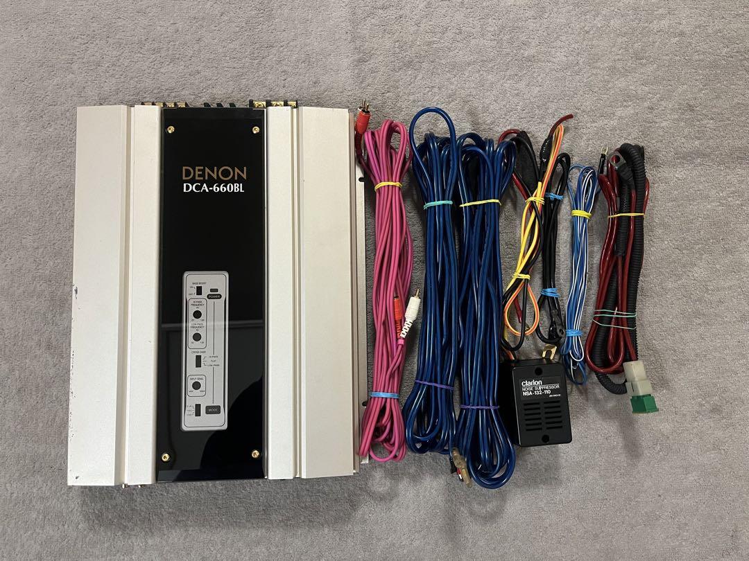デノンDCA-660BLパワーアンプ DCA-660BL DENON カーアンプ ジャンク - メルカリ