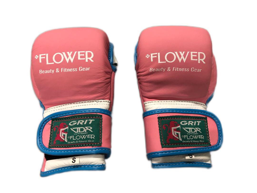 FLOWER×GRIT×LTDR 女性用 パウンドグローブ Sサイズ ピンク