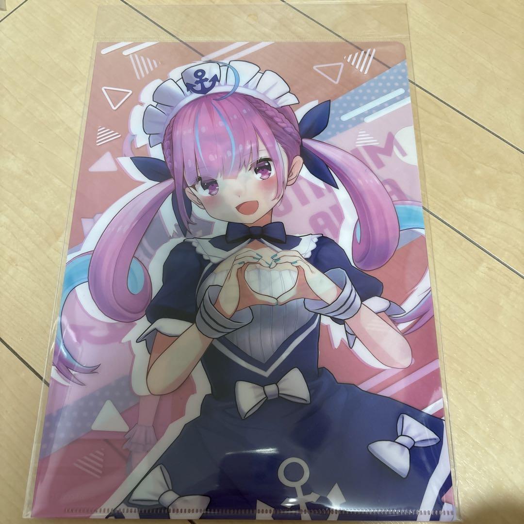 ホロライブVtuber湊あくあ同人誌セットクリアファイルアクリルキーホルダー ホロライブVtuber湊あくあ同人誌セットクリアファイルアクリル