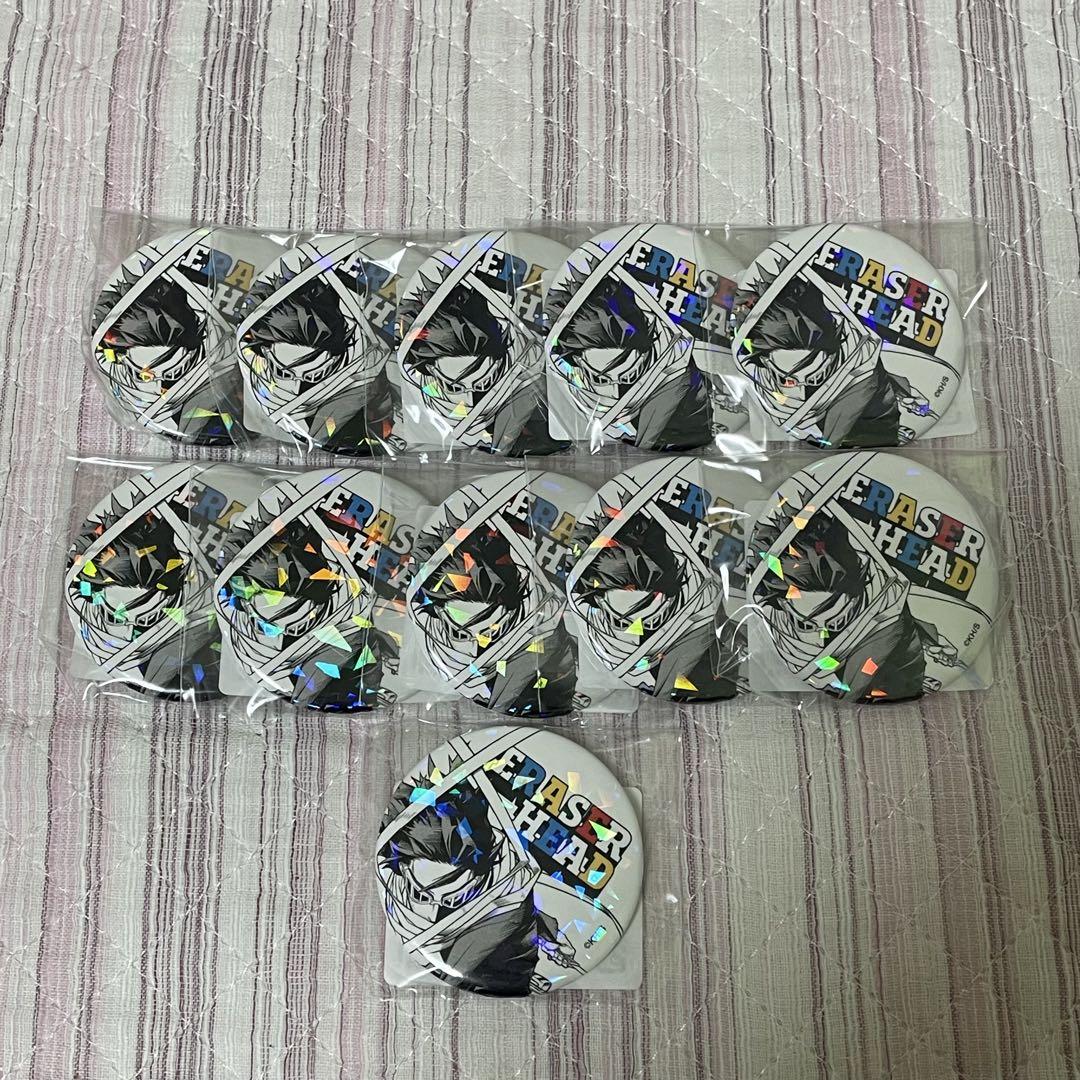 僕のヒーローアカデミア オールスター缶バッジ イレイザーヘッド16個セット 応募者全員サービスに連動したスペシャルアイテム『僕のヒーロー