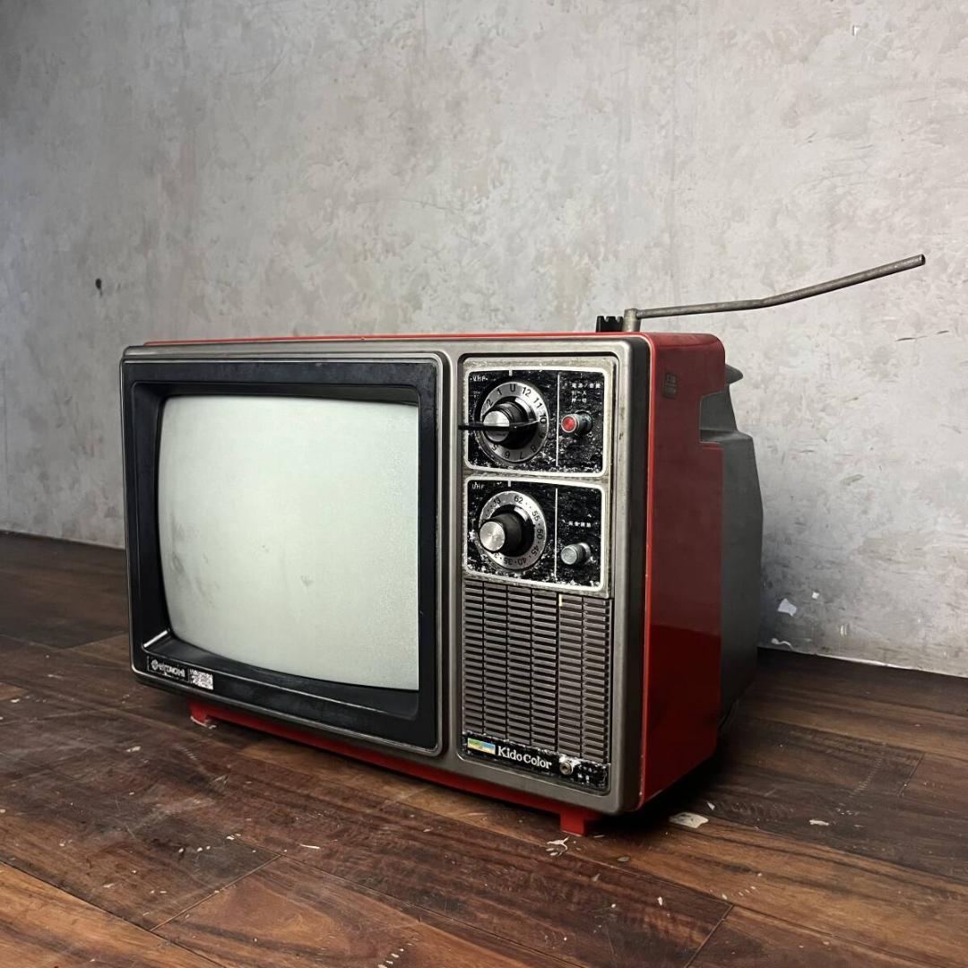 希少 日立 HITACHI カラーテレビ C14-407 ブラウン管 1977年 希少 日立 HITACHI カラーテレビ C14-407 ブラウン管 1977年