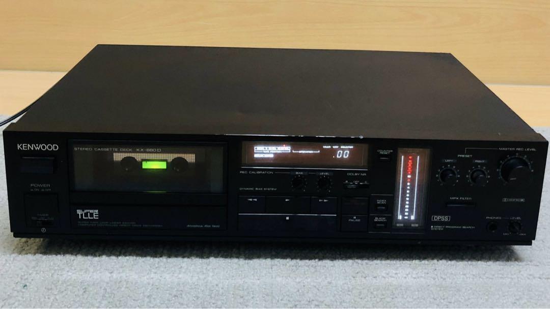 ケンウッドステレオカセットデッキKX-880D。 （KENWOOD KX-880D