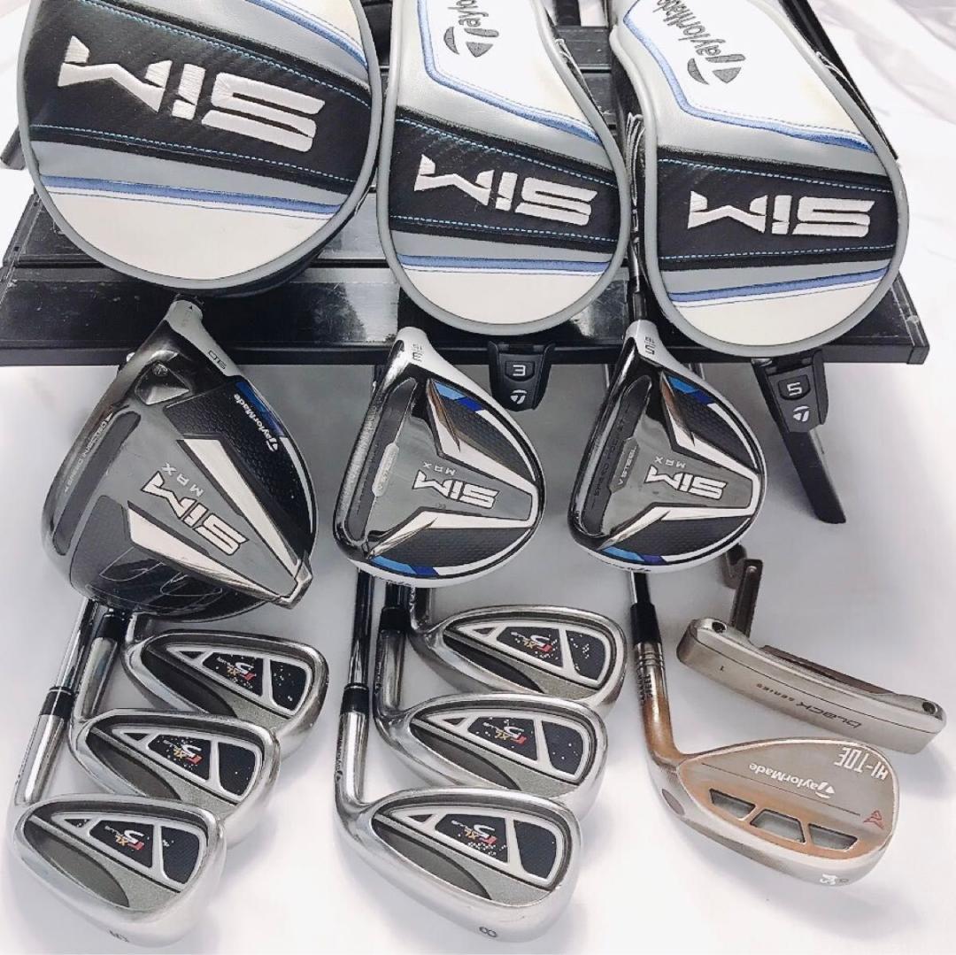超豪華】TaylorMade SIM MAX ゴルフクラブセット 11本セット（超