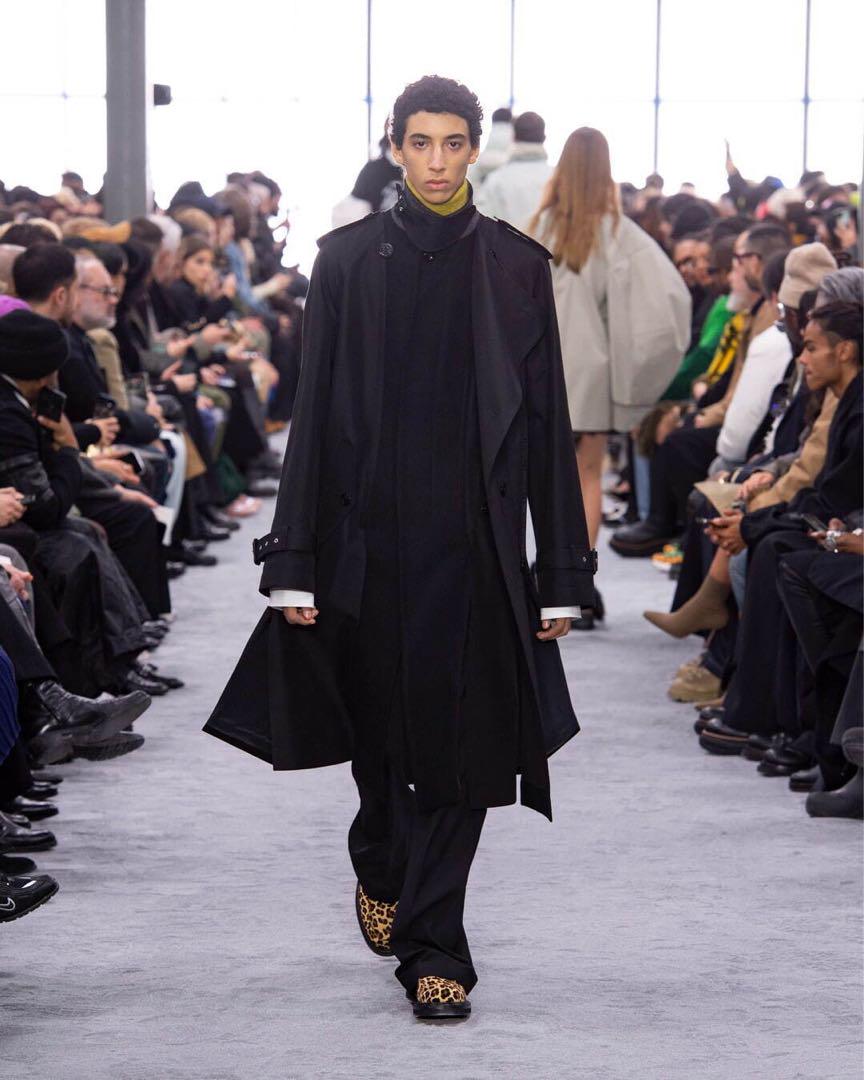 sacai Cotton Gabardine Wool Melton Coat（Cotton Gabardine