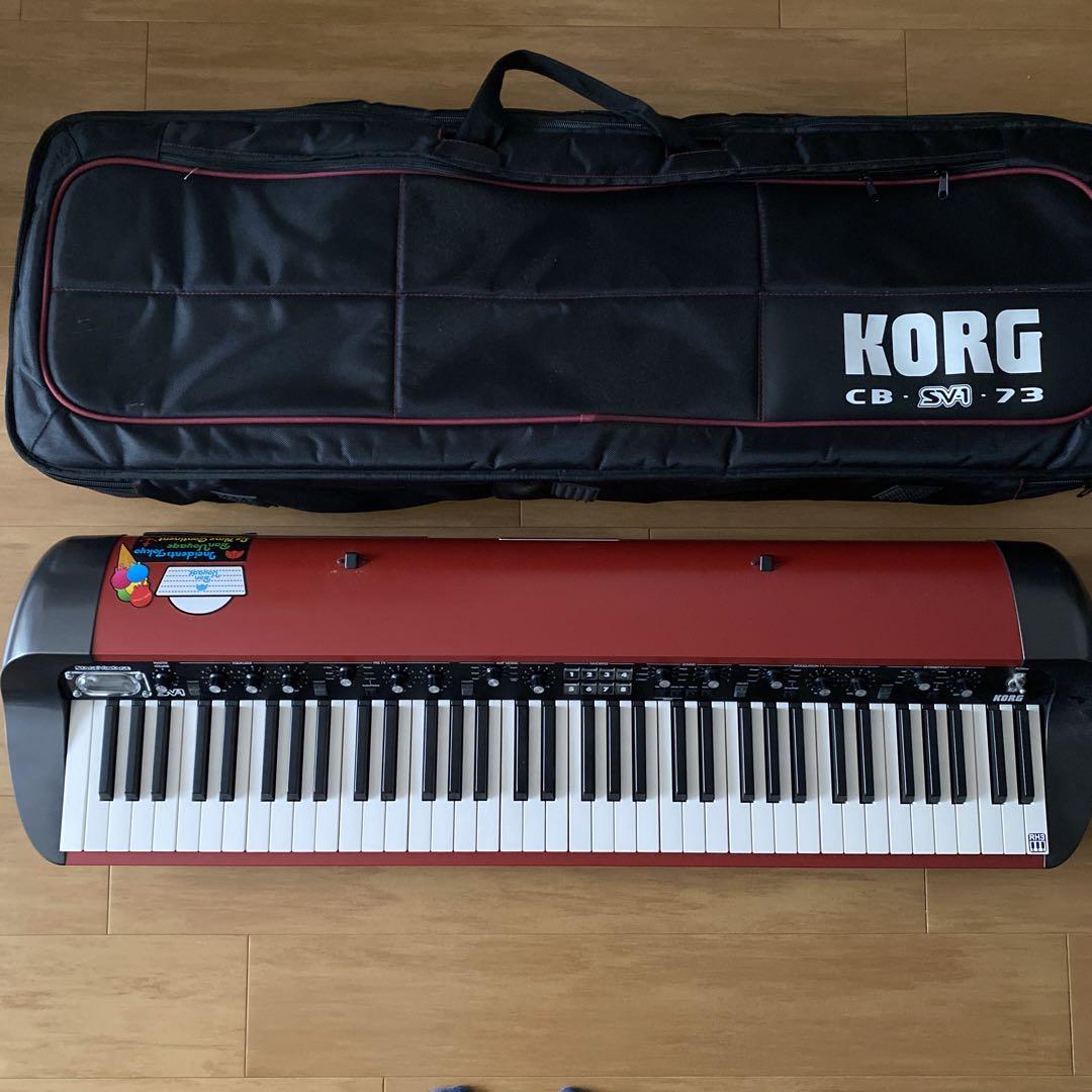 【ジャンク品】KORG SV-1 ステージピアノ キーボード 純正専用ケース付 ジャンク品】KORG SV-1 ステージピアノ キーボード 純正専用