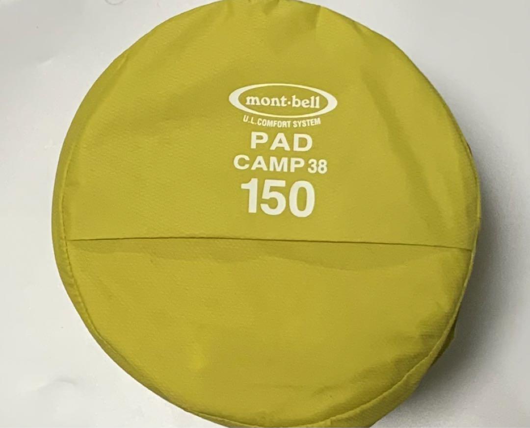 モンベル mont-bell PAD CAMP 38 150 キャンプパッド（モンベル