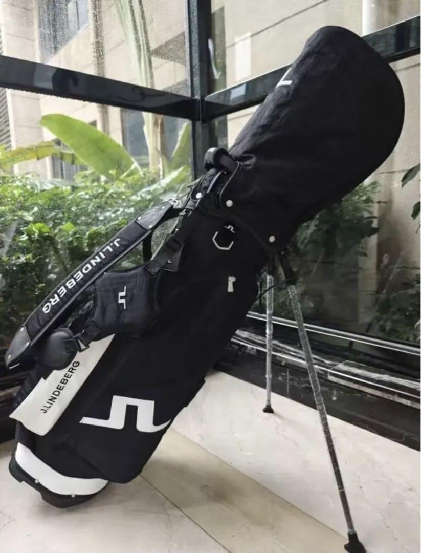 ジェイリンドバーグJLINDEBERG キャディバッグ 黒色 （ジェイ