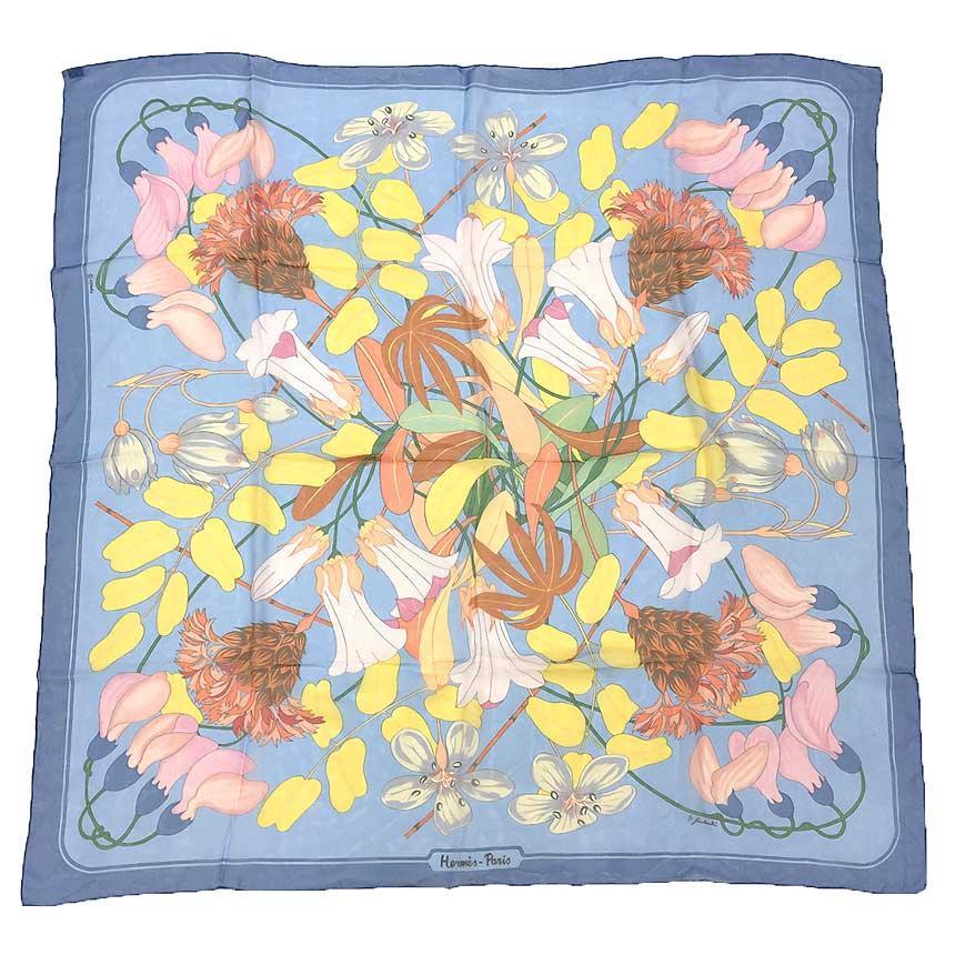 HERMES - エルメス HERMES スカーフ カレ90 Flora Graeca