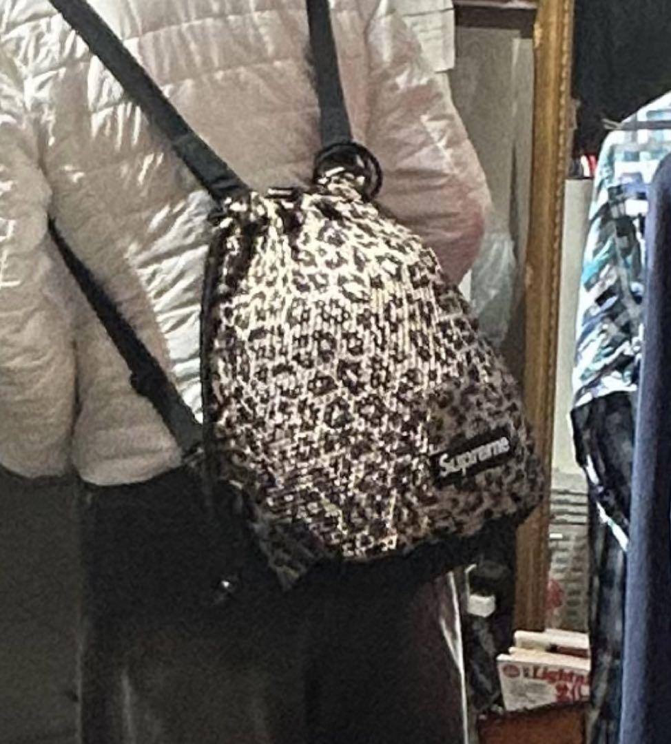 Supreme - Mesh Small Backpack レオパードヒョウ柄