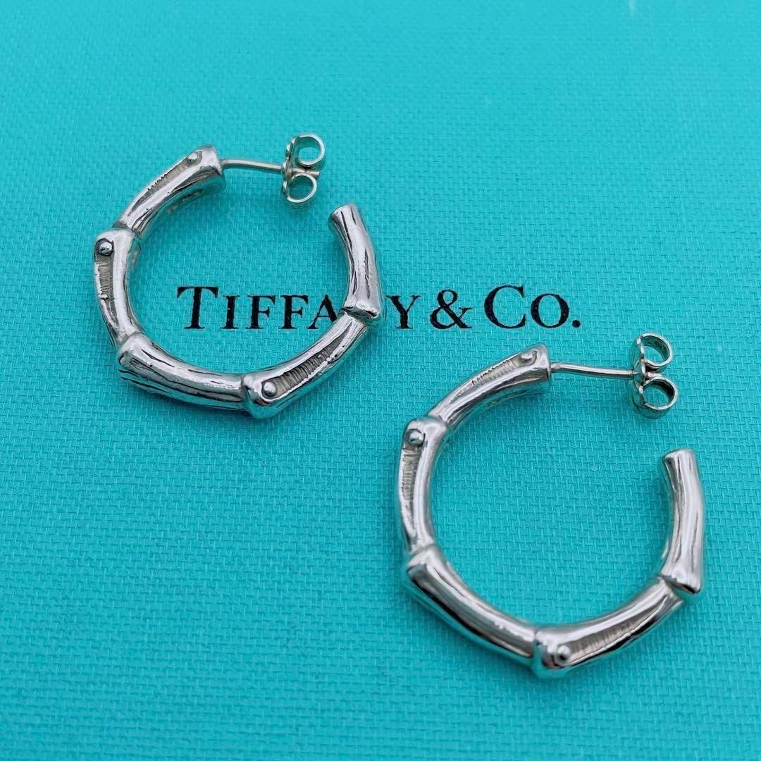 ティファニー　バンブー　ピアス　フープ　スモール　シルバー925 楽天市場】TIFFANY&Co. ティファニー バンブー フープ ピアス