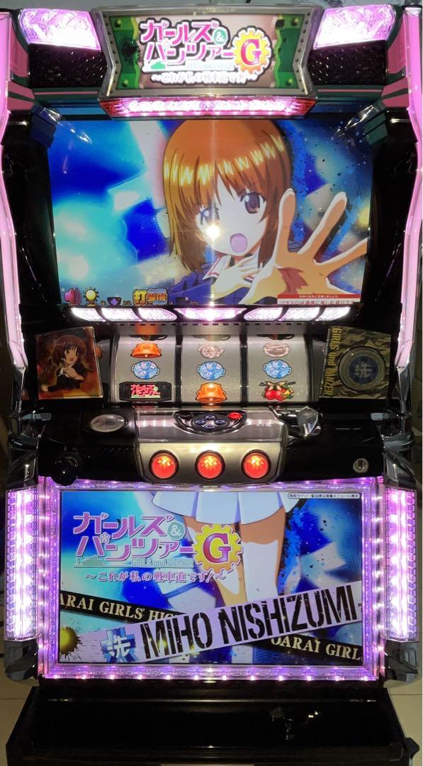 パチスロ ガールズ&パンツァーG オリンピア 中古 実機 ガルパンG