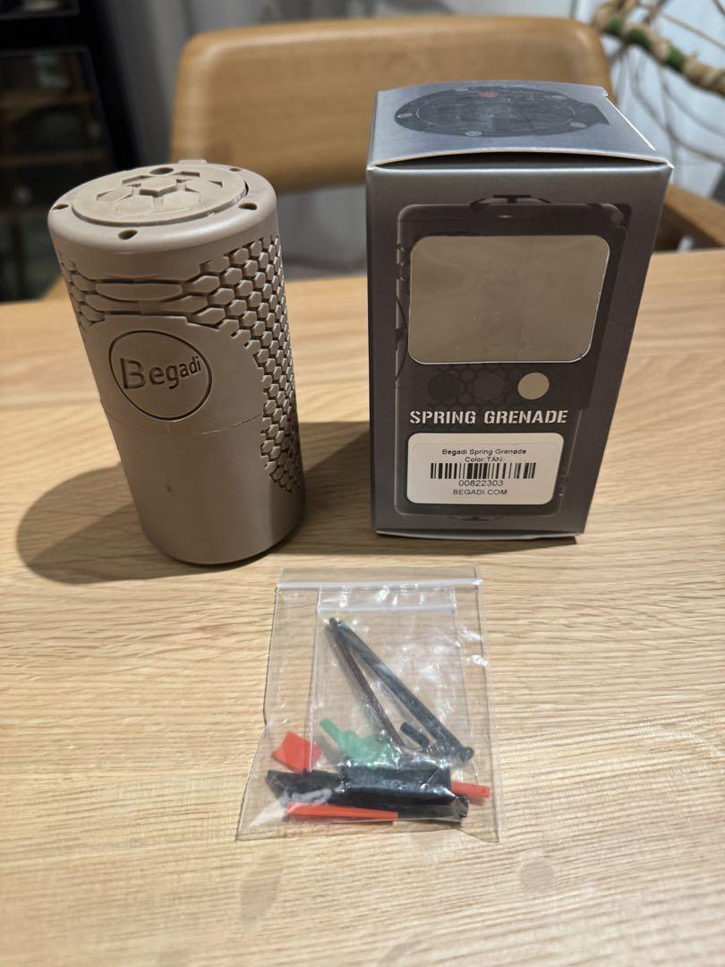 Begadi スプリンググレネード タンカラー Begadi スプリンググレネード Airsoft Spring Grenade Gen2 Tan