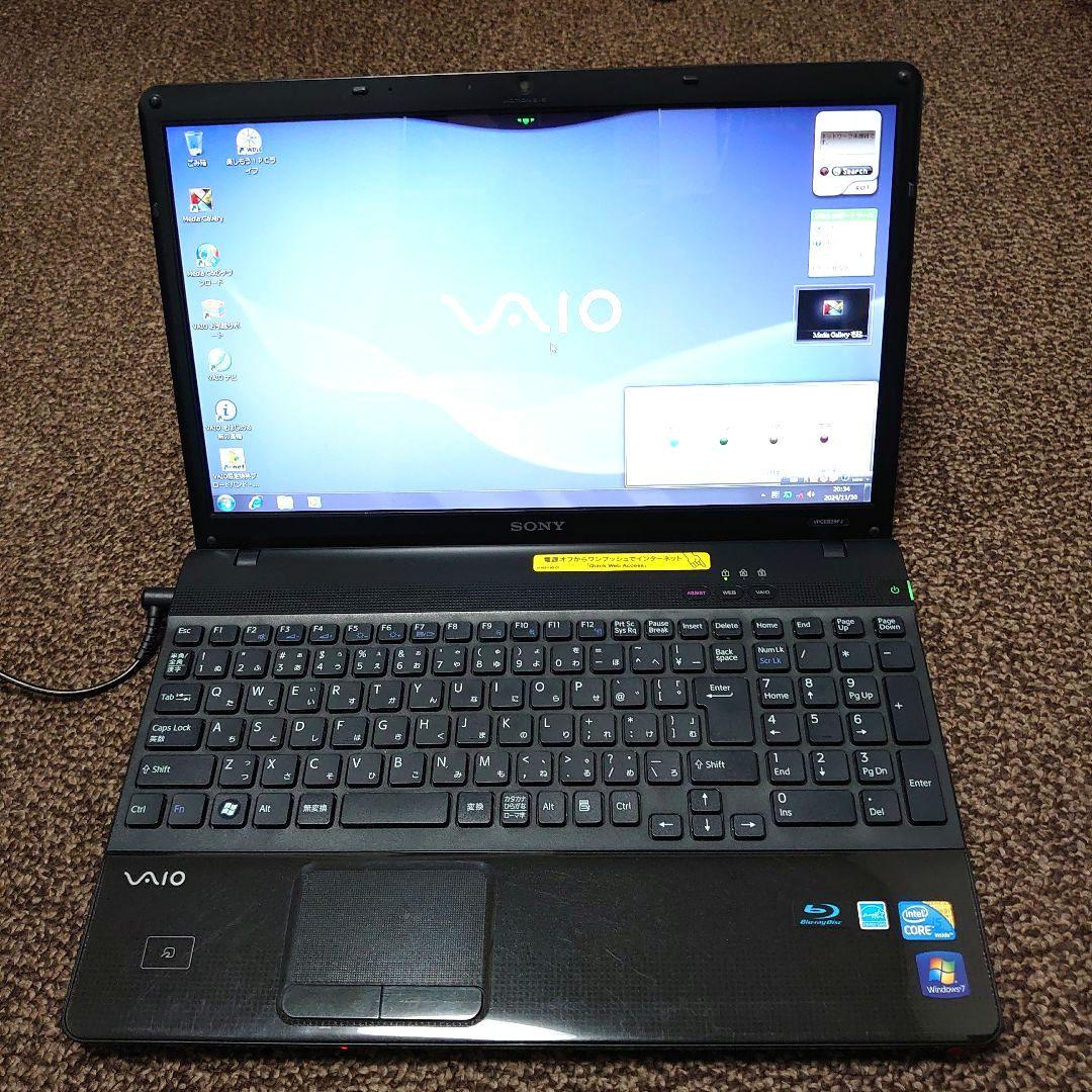 ソニー　VAIO　VPCEB29FJ　i5　SSD256　ブルーレイ　オフィス付 ソニー VAIO VPCEB29FJ i5 ブルーレイ オフィス付 （SONY