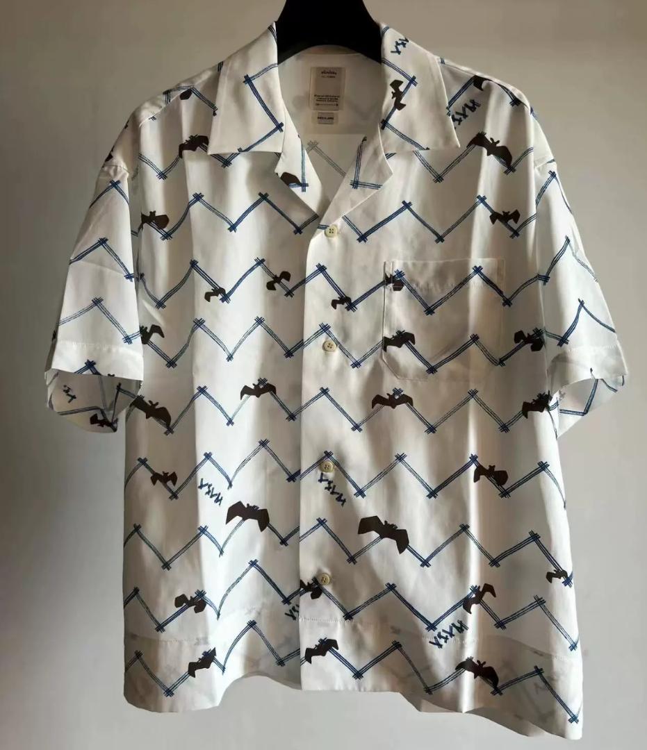 visvim COPA SHIRT S/S BATS (WHITE)（Copa Shirt S/S in