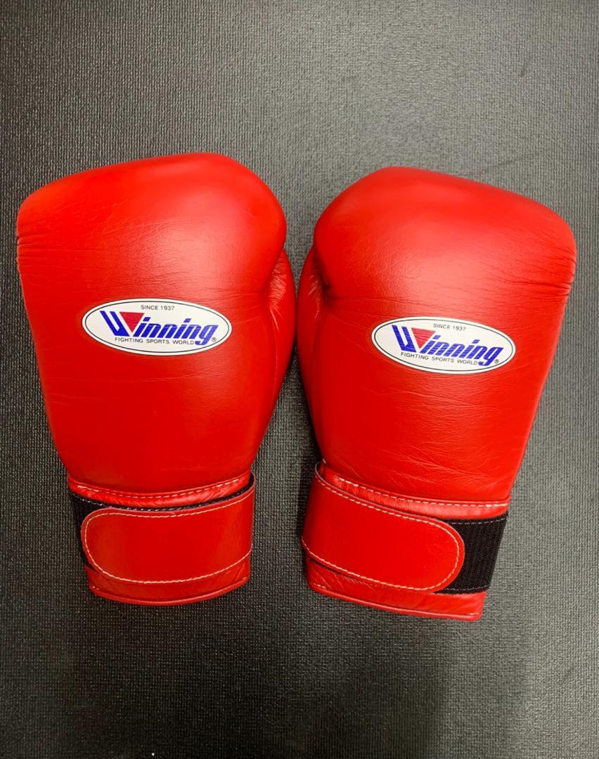 新品winningウイニング ボクシンググローブ 12oz マジックテープ
