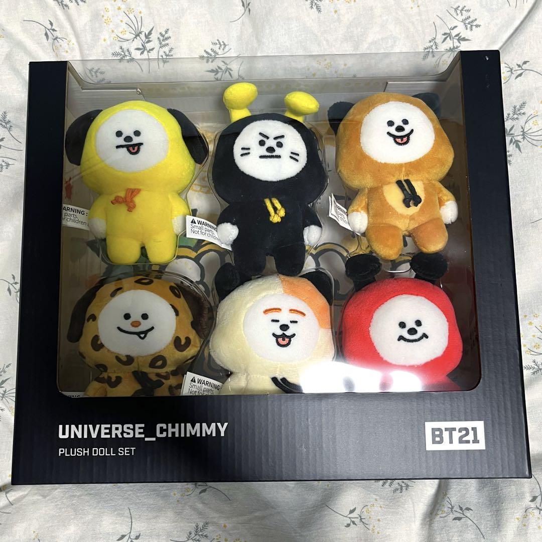 BTS BT21公式 ユニバース RJファミリー 家族 ぬいぐるみセット