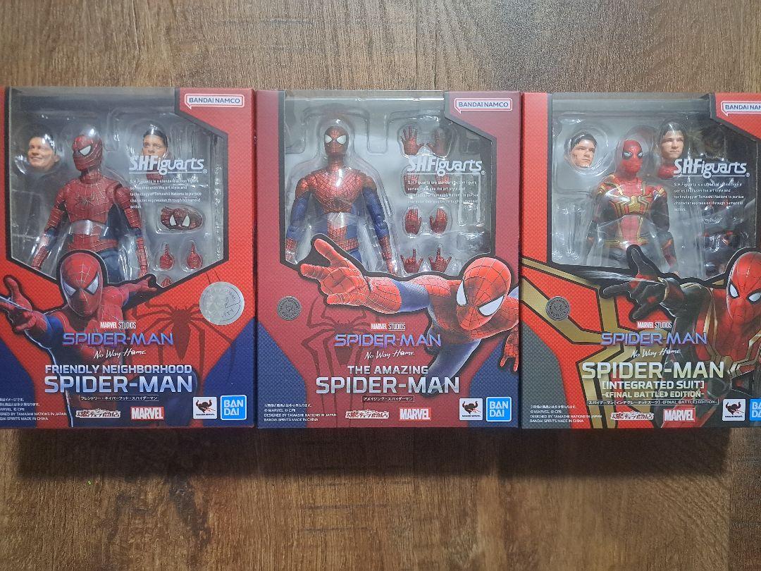 スパイダーマン　3体セット Amazon.co.jp: コスベイビー スパイダーマン:ノー・ウェイ