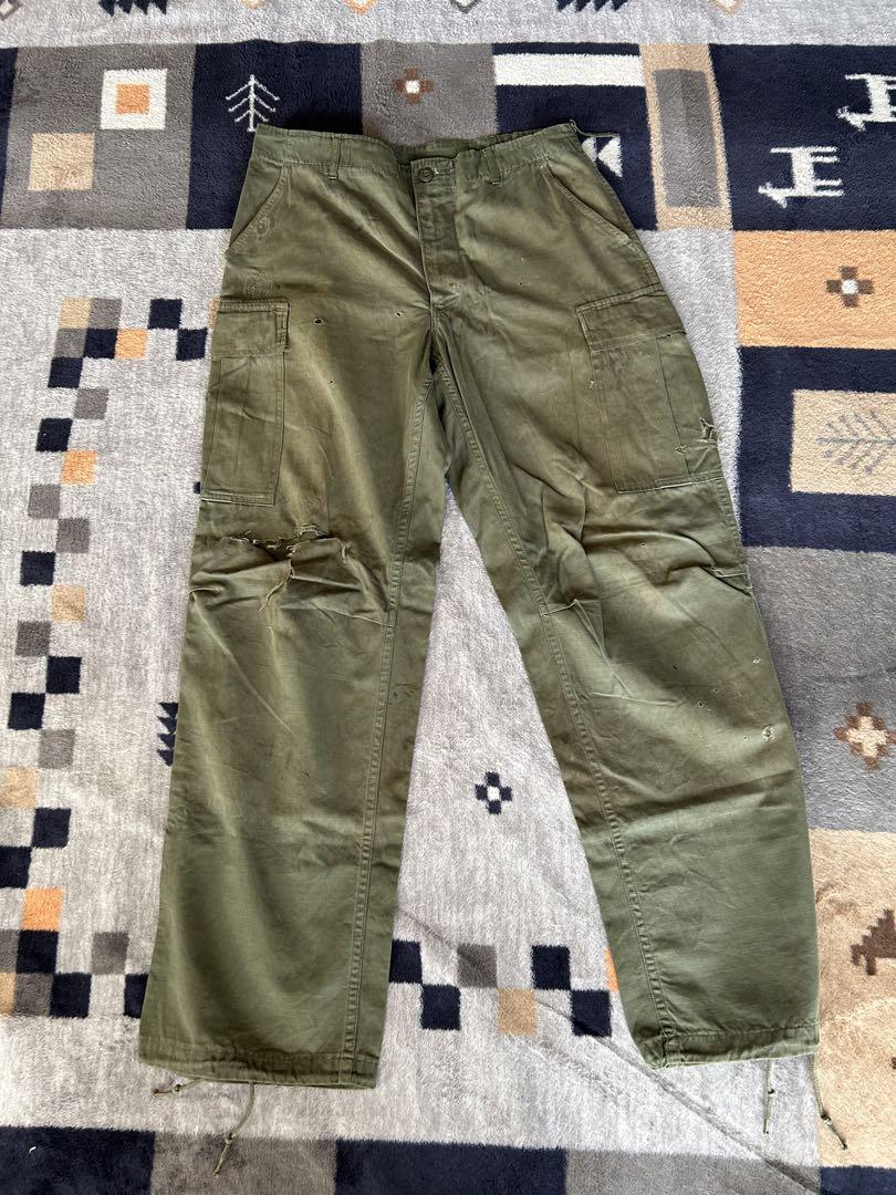 ベトナム戦争 実物 使用品 ジャングルファティーグ4th 米軍 放