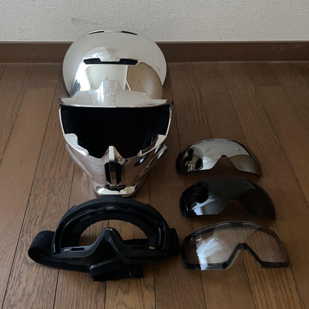 RUROC RG1-DX CHROME スノーヘルメット （RuRoC 芳ばしく RG1-DX