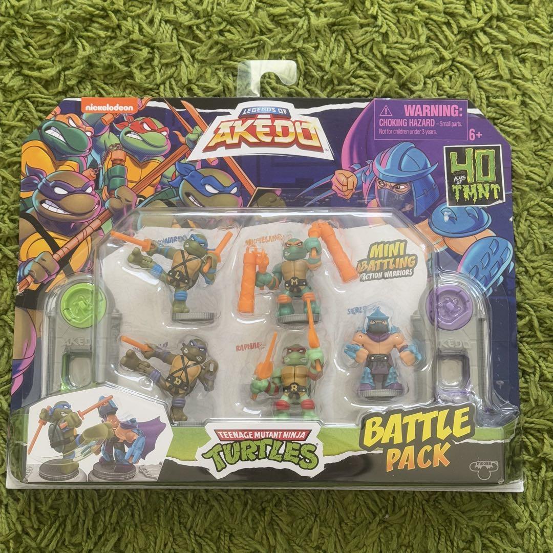 アケド ミュータントタートルズ バトルパック TMNT 40周年記念