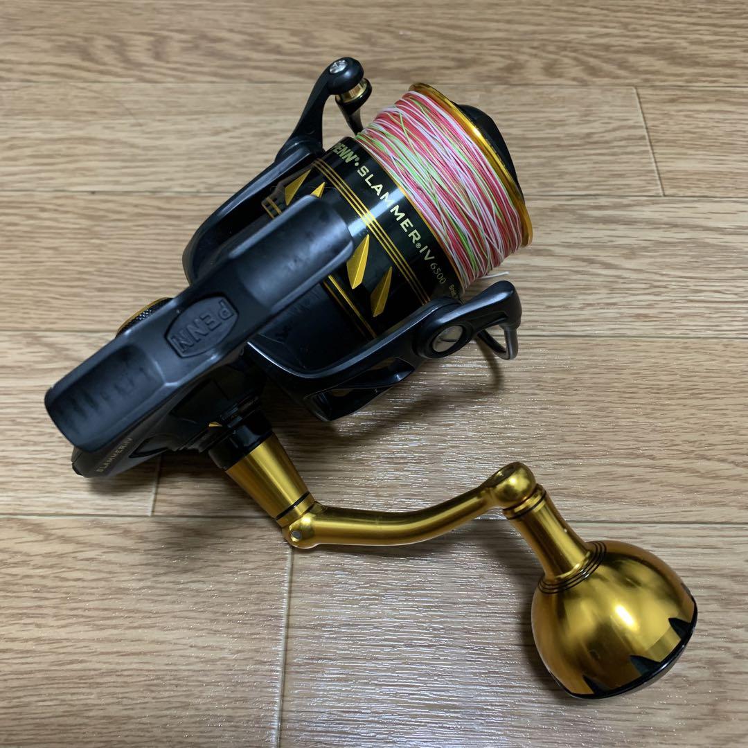 PENN SLAMMER スラマーⅣ 6500 新品未使用 スピニングリール ペン(PENN) スラマー IV(SLAMMER 4) 6500HS ☆更に20%即割引