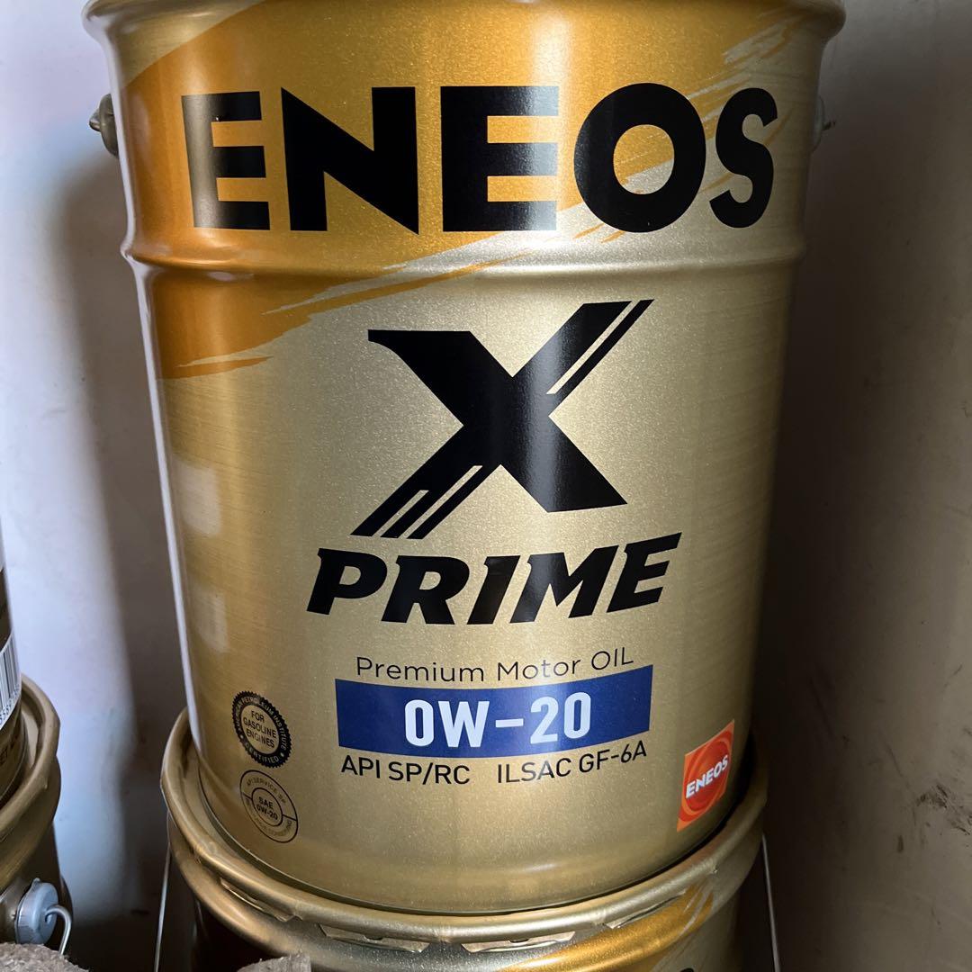 ENEOS X PRIME エンジンオイル 0W-20 /20L缶(ペール缶)（ENEOS X