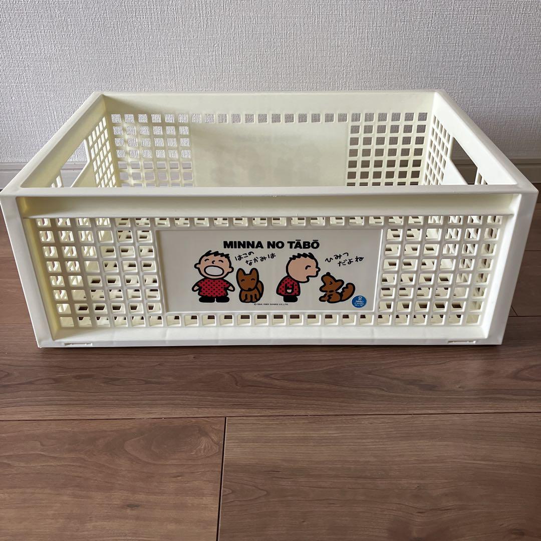 美品⭐みんなのたあ坊⭐サンリオ⭐収納ボックス⭐昭和レトロ 当時物 ⭐容量15L レア サンリオ みんなのたあ坊 コンテナボックス 収納ボックス