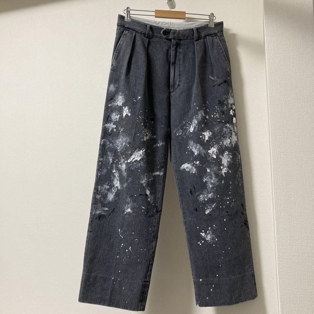 interim インテリム MILKPAINT USED BLACK DENIM（MILK PAINT