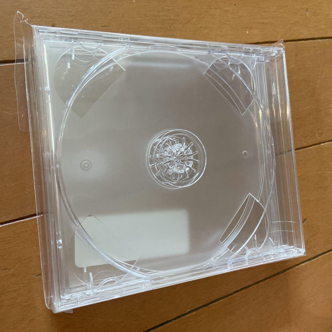 CD DVD ケース 2枚セット 2枚 透明（Blu-ray/DVD/CDケース