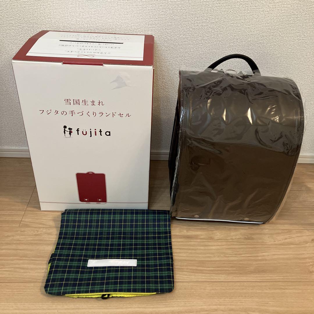 新品未使用】カバンのフジタ 本革 レザー ブラウン ランドセル