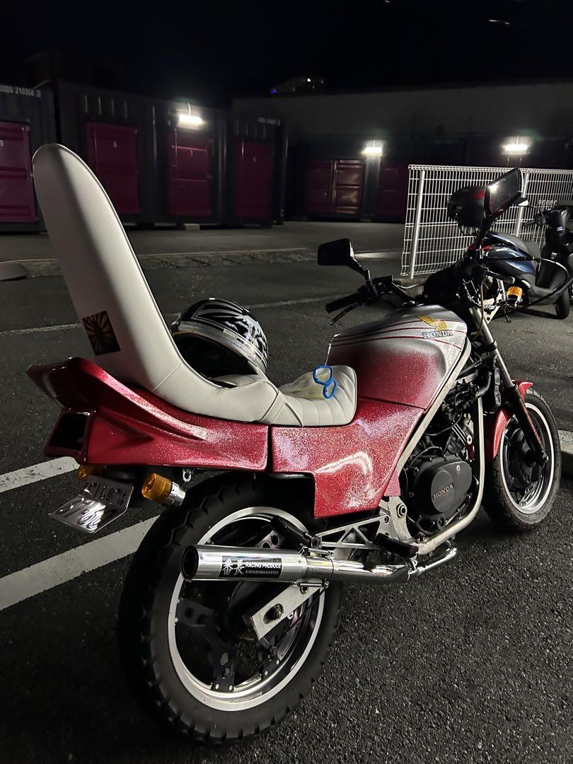 vt250f fe 250z用 三段シート タックロールシート角フレーム
