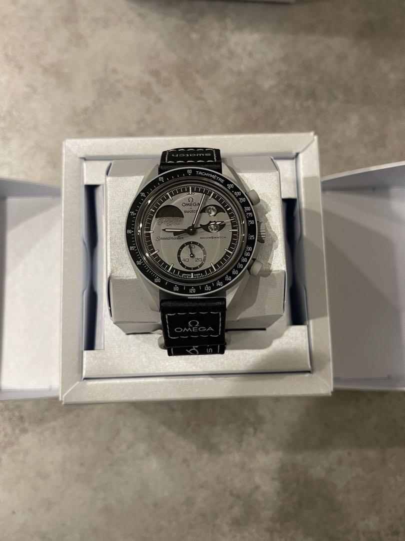ナオスティ☆スウォッチ　グレー　ほぼ未使用 swatch スウォッチ 腕時計 メンズ レディース ニュージェント