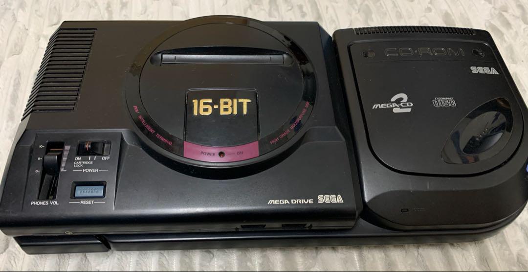 セガ メガドライブ メガCD2セット 動作未確認 ジャンク品 （三