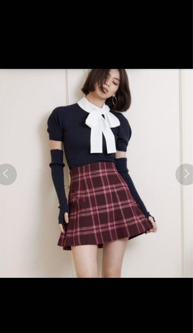 SNIDEL ツイードフレアスカショーパン 0番（Amazon