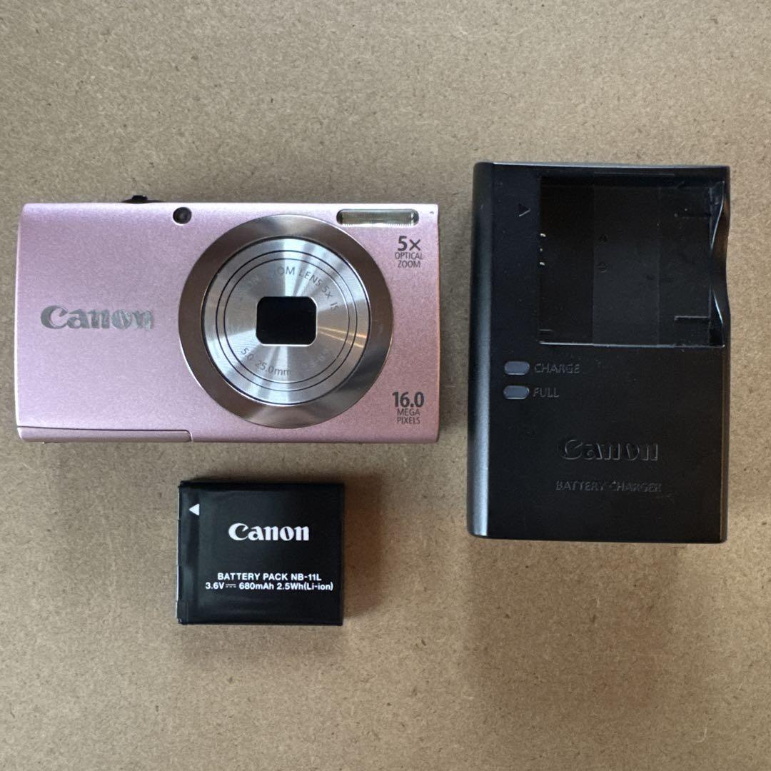 Canon Power Shot A2400is デジカメ ピンク Canon PowerShot A2400 IS Pink 16.0MP Digital Camera English