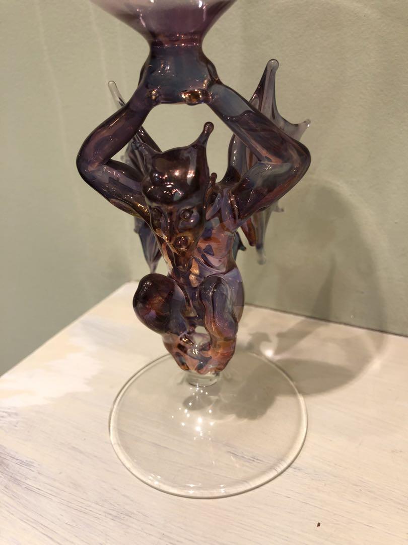 ビンテージ　デビル 悪魔　Devil アンティーク　ワイングラス　レトロ ビンテージ デビル 悪魔 Devil アンティーク ワイングラス
